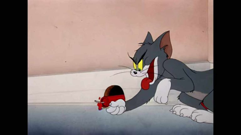 tom placing a bomb outside jerry house meme template