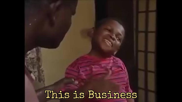 this is business nigerian kid meme template
