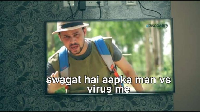swagat hai apka man vs virus mein round 2 hell meme template