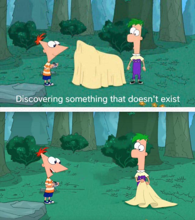Discovering Something That Doesnt Exist