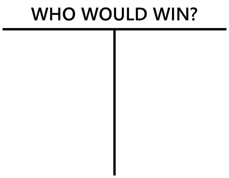 Who Would Win meme template
