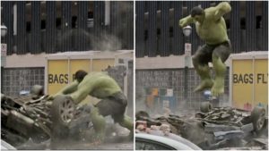 hulk crushing cars meme template
