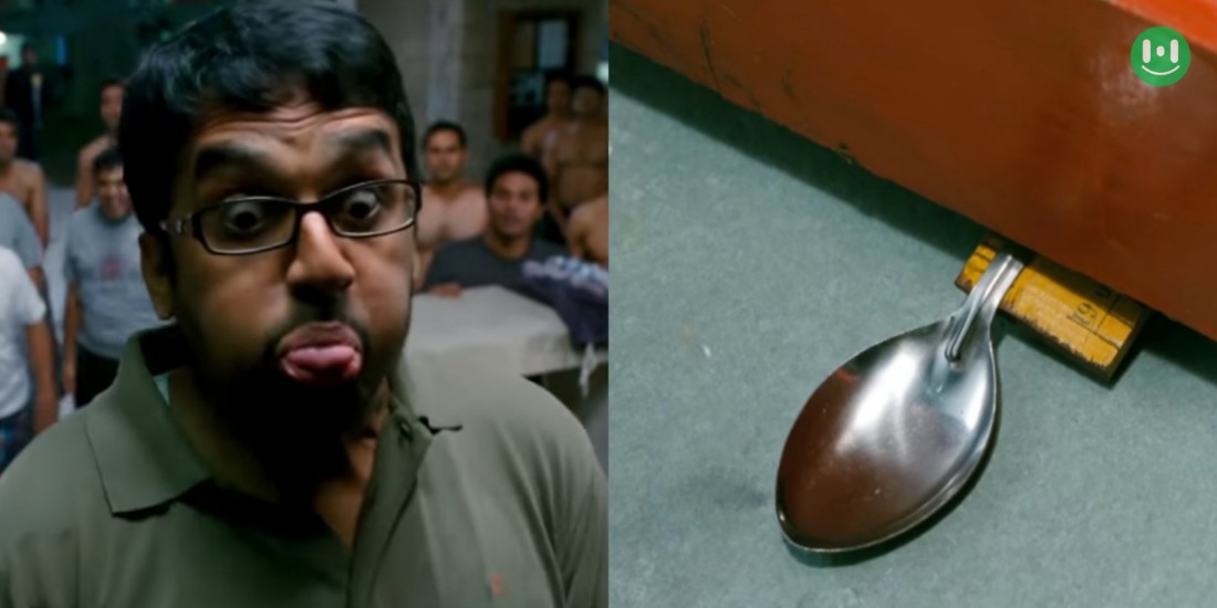 pissing on spoon seen 3 idiots meme template