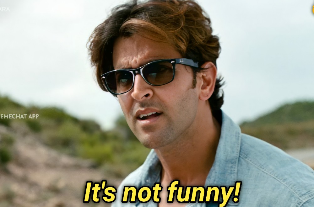 its not funny znmd meme template